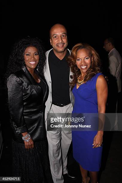 Juanita Bynum, Mayor Ray Nagin and Donna Richardson-Joyner attend the 2009 Essence Music Festival Presented by Coca-Cola at the Louisiana Superdome...