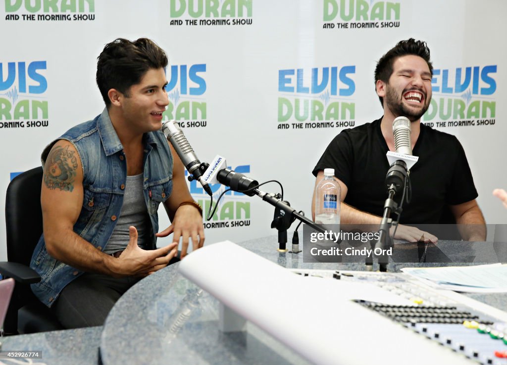 Dan And Shay Visits "The Elvis Duran Z100 Morning Show"