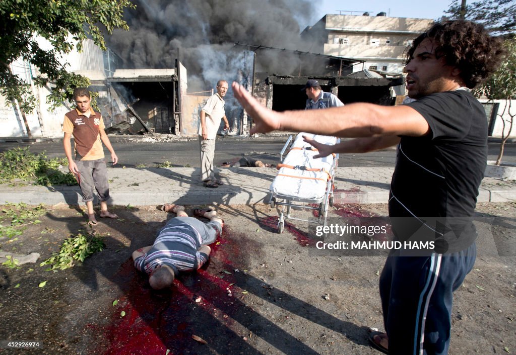 TOPSHOT-PALESTINIAN-ISRAEL-CONFLICT-GAZA