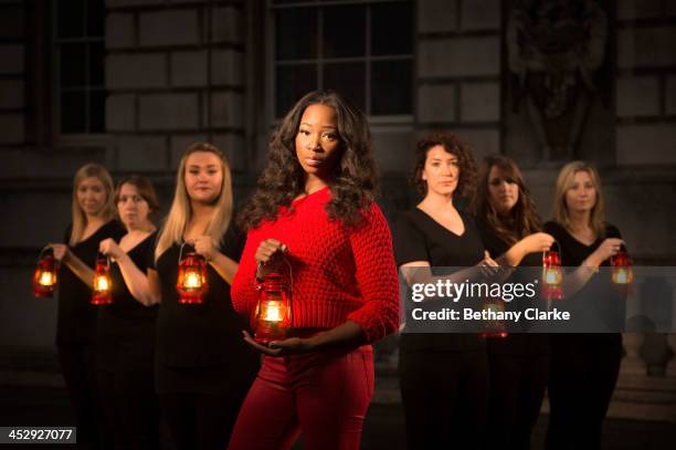 Domestic violence survivor, singer-songwriter Jamelia, joins forces with Avon Cosmetics and its charity partners; Women's Aid and Refuge at Somerset...