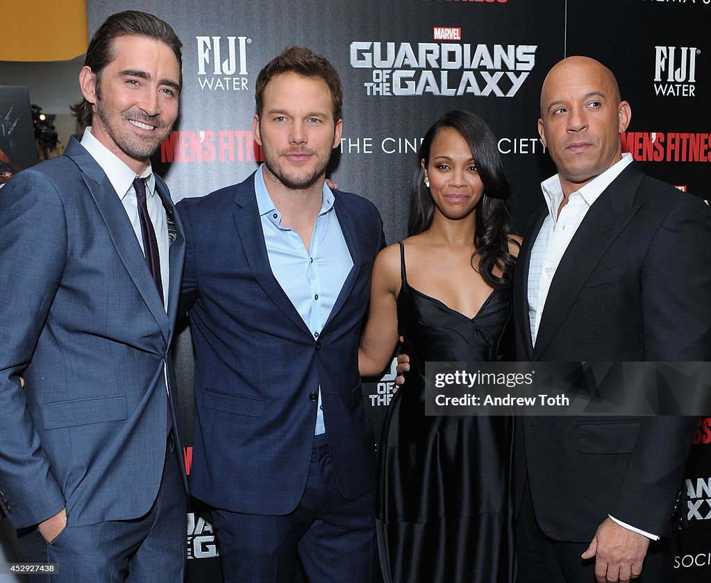 The Cinema Society With Men's Fitness & FIJI Water Host A Screening Of "Guardians of the Galaxy"