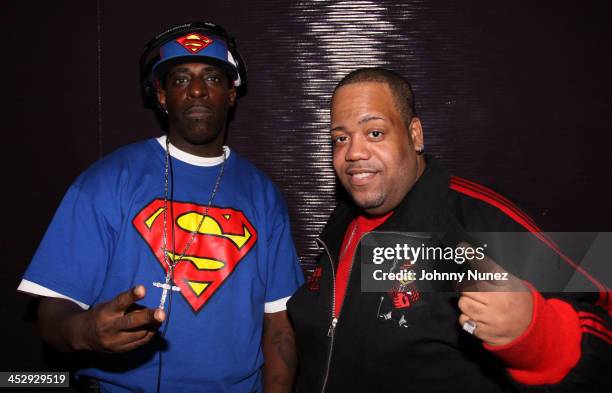 Logic and MC Frank Jugga attend Marquee Monday Night at Marquee on December 7, 2009 in New York City.