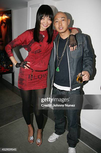 Guest and Bee Nguyen during Entertainment Weekly, Mosely Music Group and Hennessy Present A Toast To Timbaland at BOULEVARD3 in Los Angeles,...