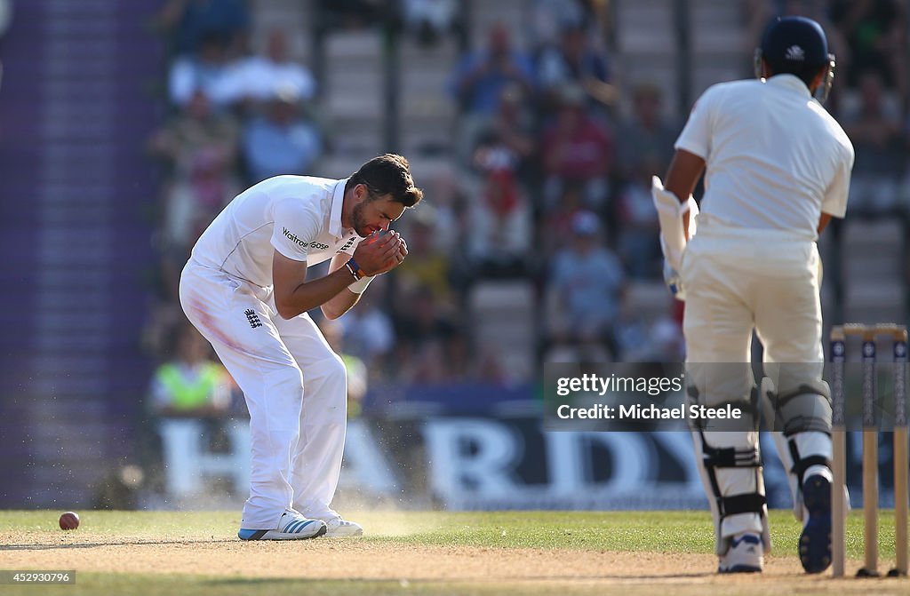 England v India: 3rd Investec Test - Day Four