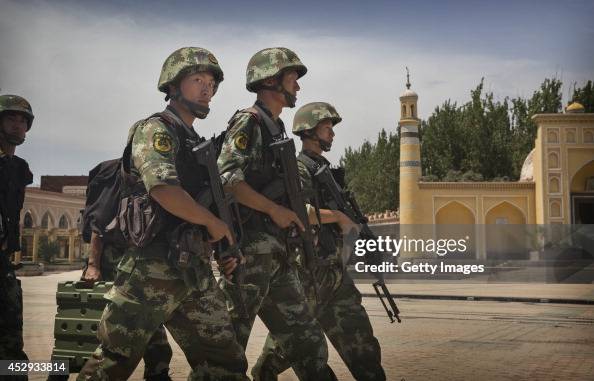 China Steps Up Security Following Xinjiang Unrest China Steps Up Security Following Xinjiang Unrest