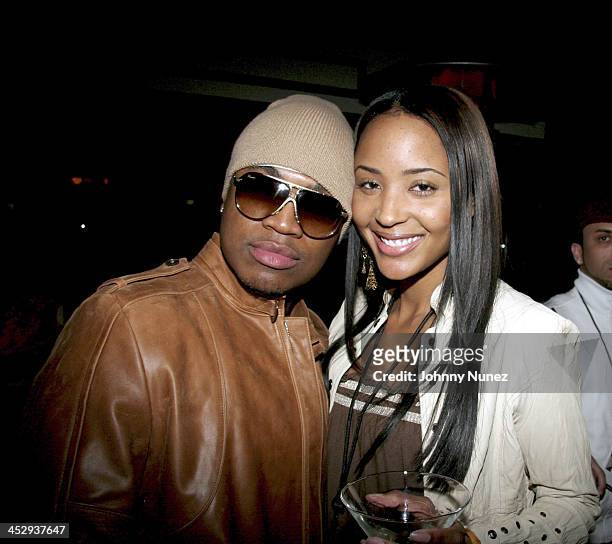 Ne-Yo and Azja Pryor during Nokia and Def Jam Presents Ne-Yo Album Release Party at Vice Roy Hotel in Los Angeles, California, United States.