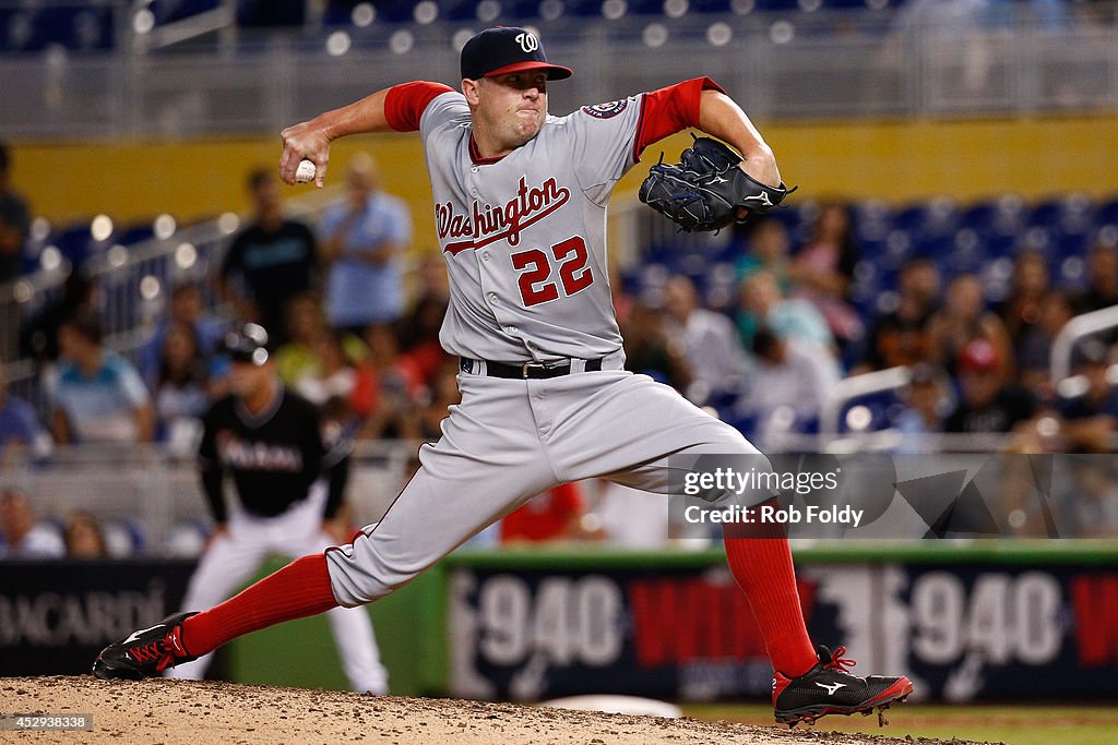 Washington Nationals v Miami Marlins