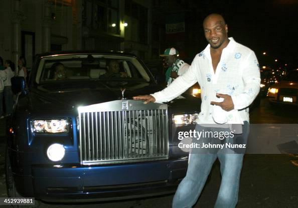 Mike Tyson and Sean P. Diddy Combs at a Jessica Rosenbloom Party Mike Tyson and Sean P. Diddy Combs at a Jessica Rosenbloom Party