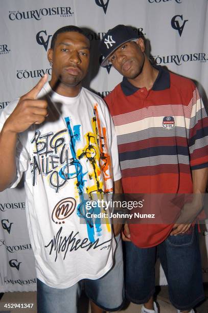 S Big Smiley and Coffey during House of Courvoisier and Phat Farm presents the Phat Classics Flavas Party New York City at Villa in New York City,...