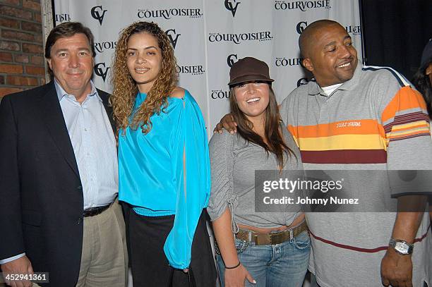 Paul A. Robb of Kellwood Menswear, Akissa Grisby of Def Jam, Allison Robb and Kevin Liles of Def Jam