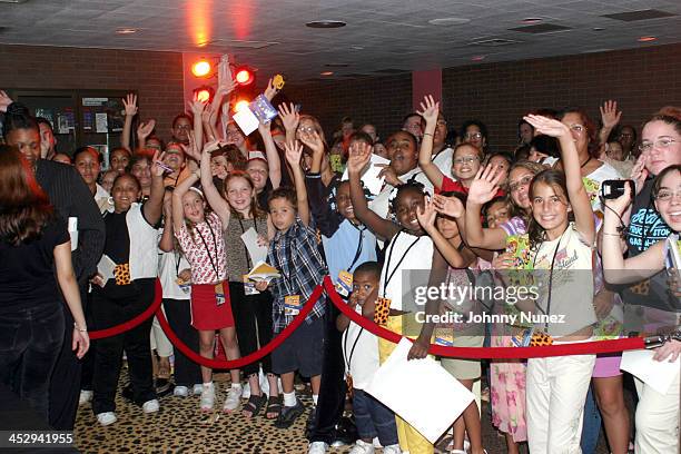 Atmosphere during New York Premiere of Disney's The Cheetah Girls at La Guardia High School in New York City, New York, United States.