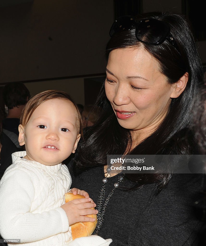 Deborah Lin and daughter Liliana Ruth Gandolfini attend the James... News Photo Getty Images