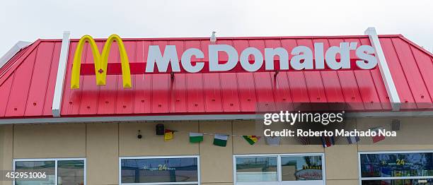 The McDonald's Corp. Is the world's largest chain of hamburger fast food restaurants, serving around 68 million customers daily in 119 countries...