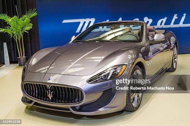 Exhibition of the Maserati Grand Turismo Convertible Sport during the Toronto's International Auto Show 2013. The show is arriving to 40 years this...