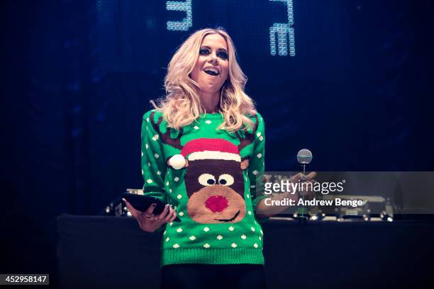 Kate Lawler hosts Xmas Party Live 2013 at First Direct Arena on December 1, 2013 in Leeds, United Kingdom.