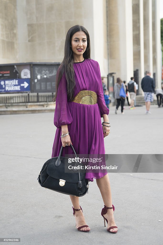 Street Style - Paris Fashion Week, Haute Couture F/W 2014-2015 : July 8th