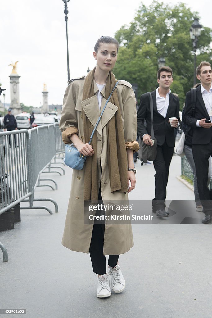 Street Style - Paris Fashion Week, Haute Couture F/W 2014-2015 : July 8th