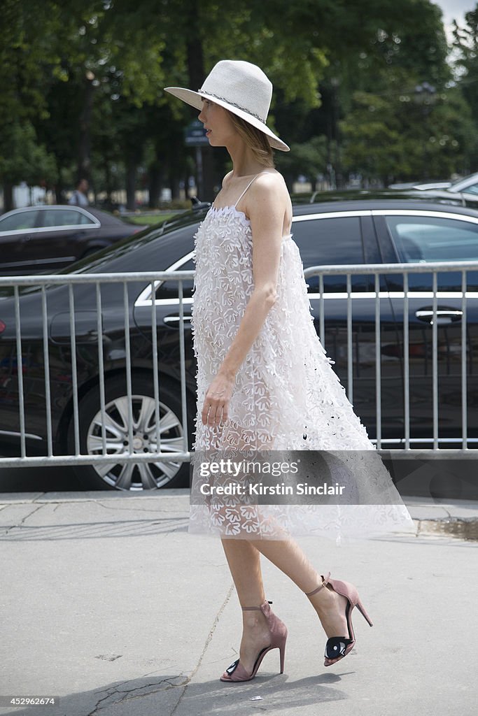 Street Style - Paris Fashion Week, Haute Couture F/W 2014-2015 : July 8th