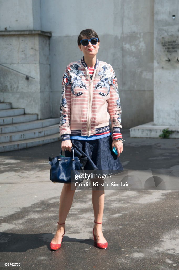 Street Style - Paris Fashion Week, Haute Couture F/W 2014-2015 : July 8th