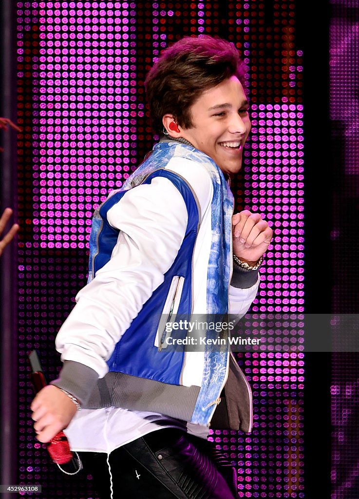 Austin Mahone With The Vamps And Special Guests Fifth Harmony And Shawn Mendes Perform At The Nokia Theatre L.A. Live
