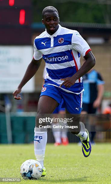 Hope Akpan of Reading at Adams Park on July 26, 2014 in High Wycombe, England.