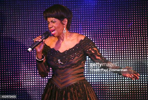 Melba Moore performs at SPARKLE an All Star Holiday concert to benefit the Actors' Fund at XL Nightclub on December 1, 2013 in New York City.