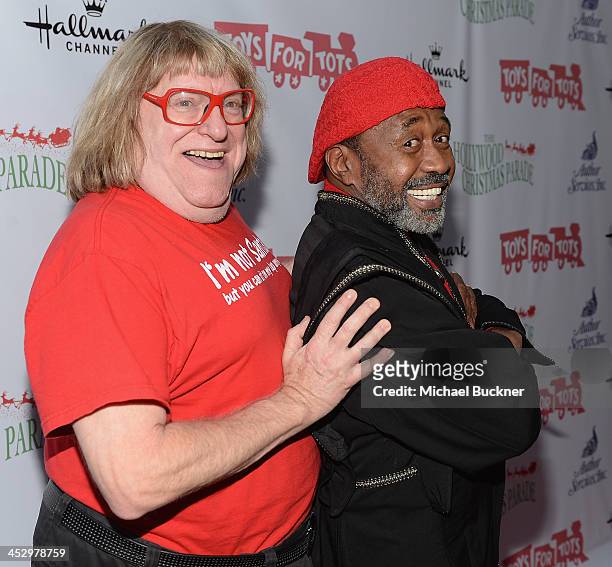 Comedian Bruce Vilanch and actor Ben Vareen arrives at the 82nd Annual Hollywood Christmas Parade on Hollywood Blvd. On December 1, 2013 in...