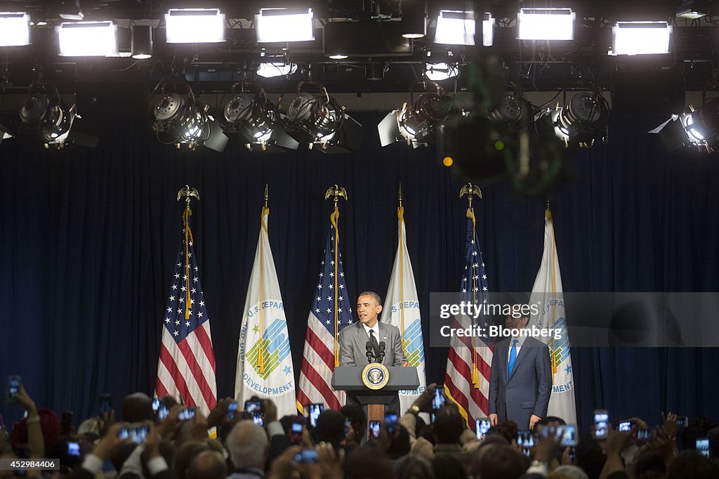 President Obama Delivers Remarks At The Department of Housing and Urban Development