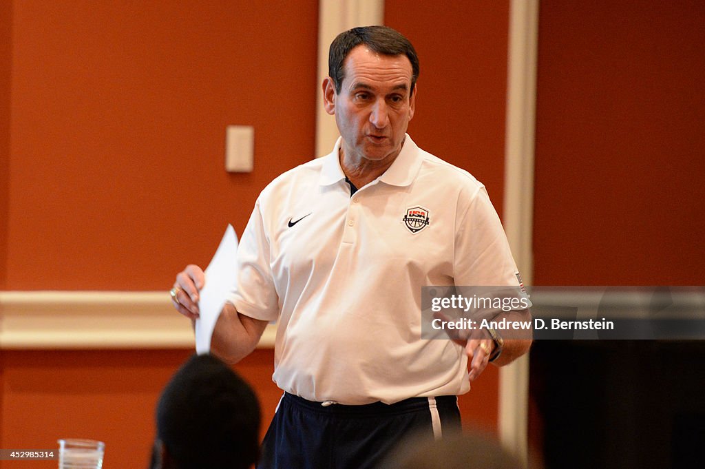 2014 USA Basketball Practice