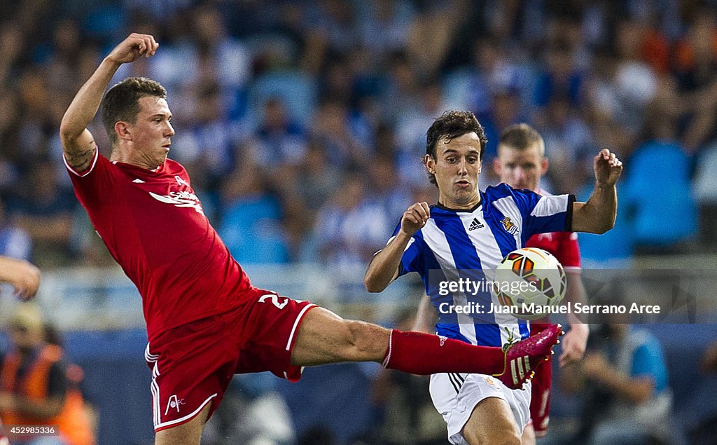 Real Sociedad de Futbol v Aberdeen - UEFA Europa League Third Qualifying Round: First Leg