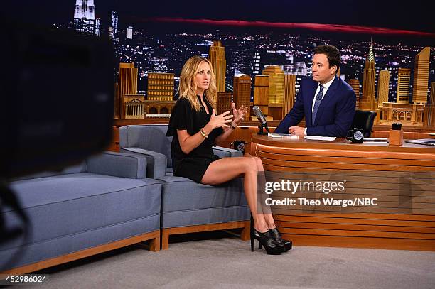 Julia Roberts visits "The Late Show Starring Jimmy Fallon" at Rockefeller Center on July 31, 2014 in New York City.