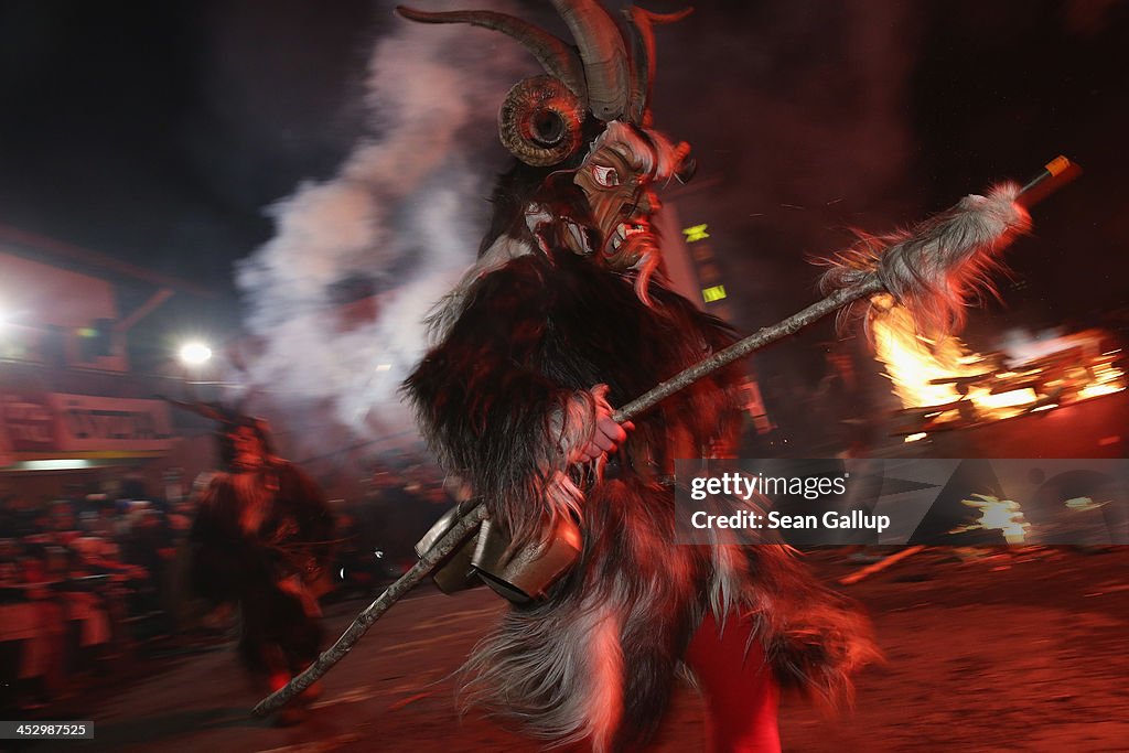 Krampus Creatures Parade In Search Of Bad Children