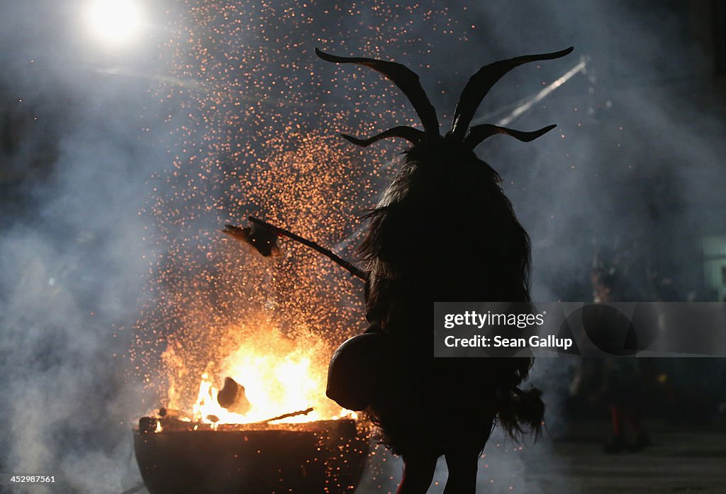 Krampus Creatures Parade In Search Of Bad Children