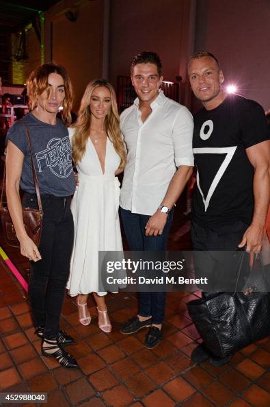 Joey Bambi Haines, Lauren Pope, Lewis Bloor and guest attend the star