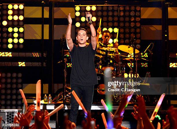 Rapper G-Eazy performs at the MTVu Fandom Awards during Comic-Con International 2014 at PETCO Park on July 24, 2014 in San Diego, California.