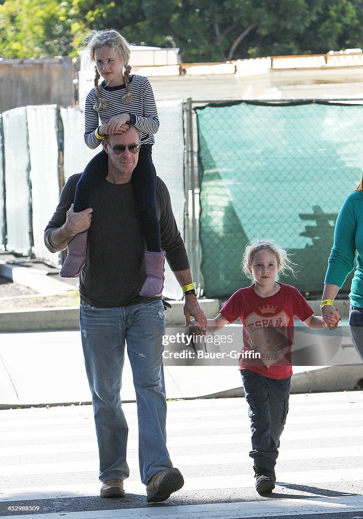 Celebrity Sightings In Los Angeles - December 01, 2013