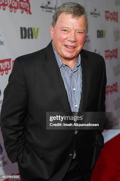 Actor William Shatner attends The Hollywood Christmas Parade Benefiting Toys For Tots Foundation on December 1, 2013 in Hollywood, California.