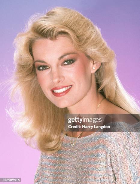 Host Cyndy Garvey poses for a portrait in 1987 in Los Angeles, California.