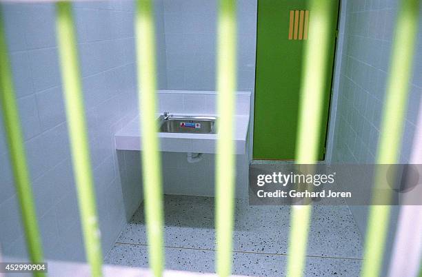 One of the holding cells in the new lethal injection building, at Bang Kwang Central Prison.