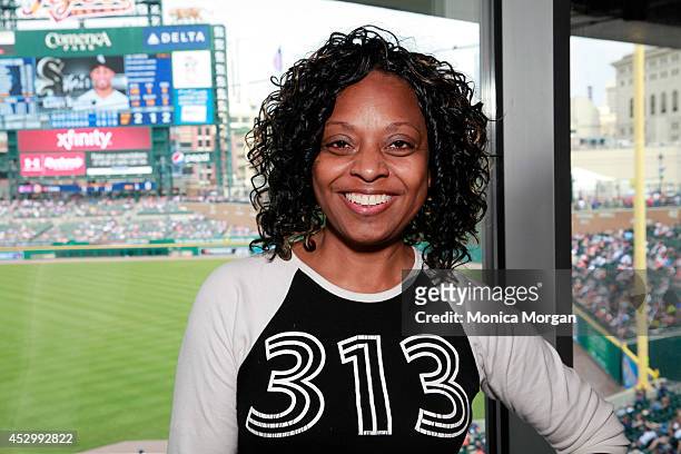 Janie Jones attends The National Council on Women and Girls Launch of Title X Global Leadership Initiative at Comerica Park on July 31, 2014 in...