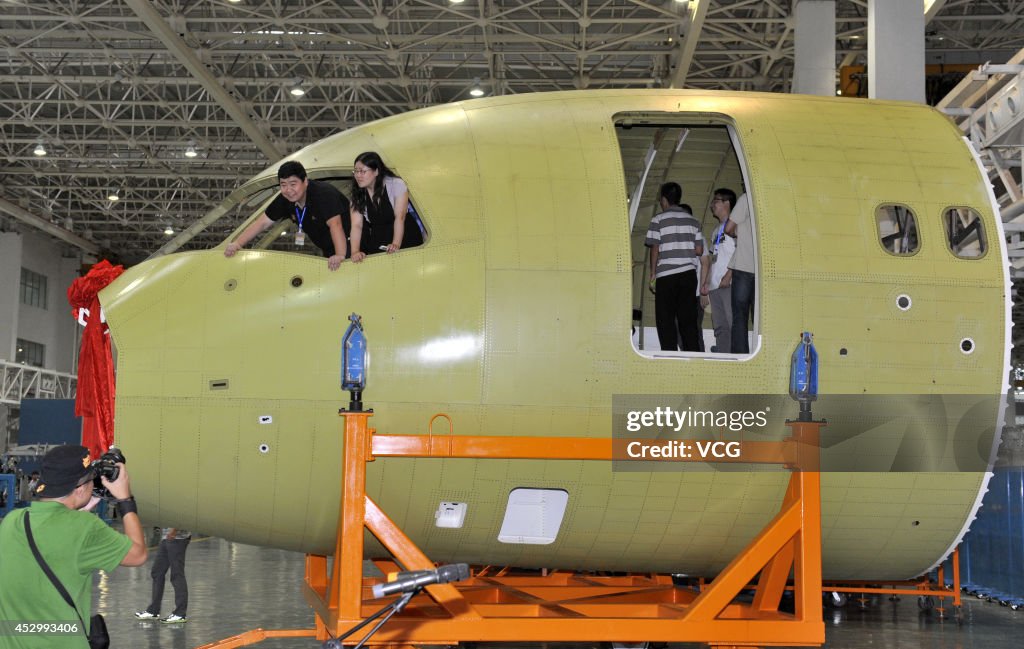 Plane Head Of China's First Airbus Is Completed In Chengdu