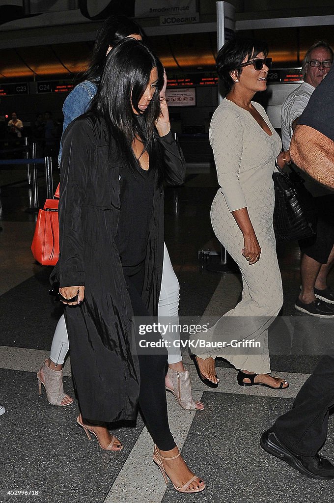 Celebrity Sightings In Los Angeles - July 31, 2014