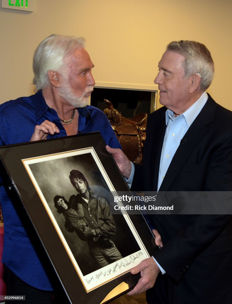 Kenny Rogers Visits "The Big Interview With Dan Rather"