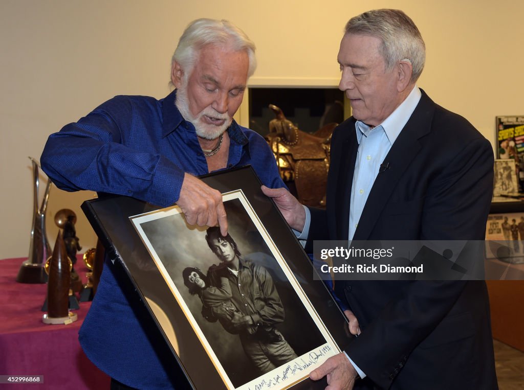 Kenny Rogers Visits "The Big Interview With Dan Rather"