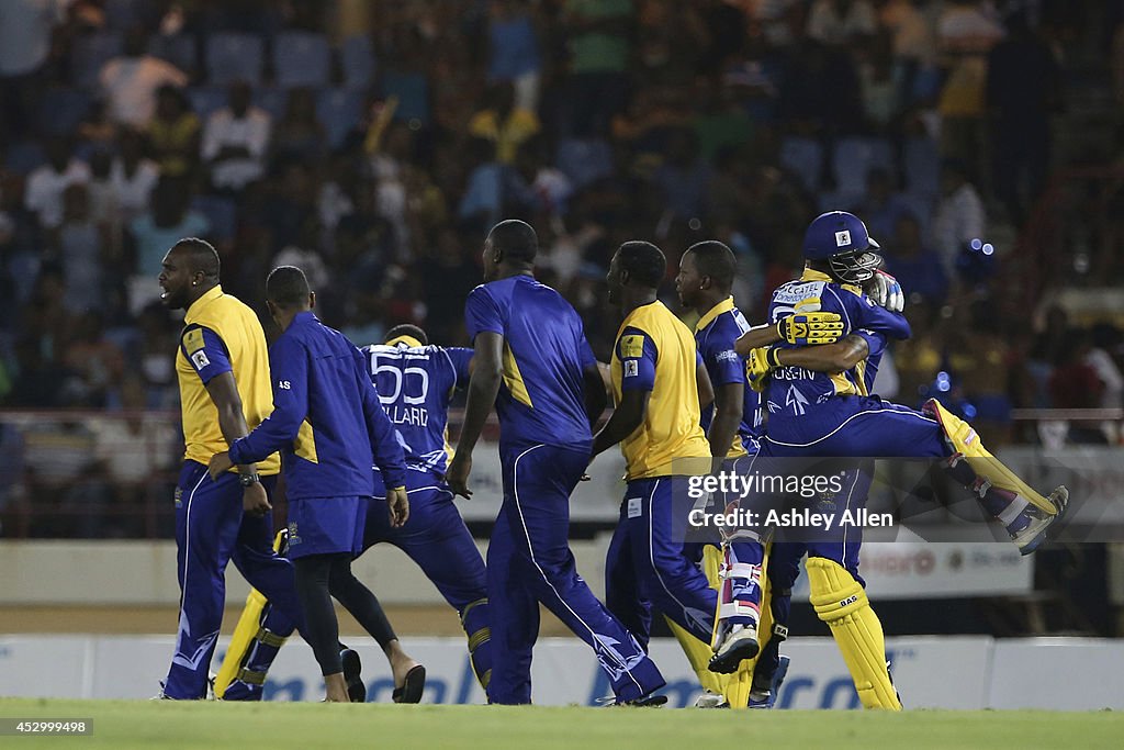 St. Lucia Zouks v Barbados Tridents - CPL 2014