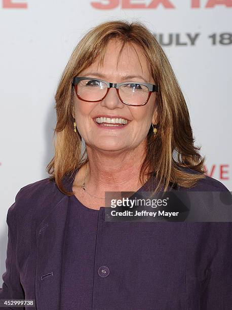 Actress Nancy Lenehan arrives at the "Sex Tape" Los Angeles Premiere at Regency Village Theatre on July 10, 2014 in Westwood, California.
