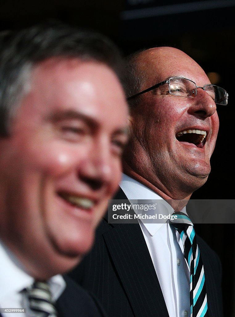 Eddie McGuire And David Koch Attend The Importance of Leadership Business Networking Lunch