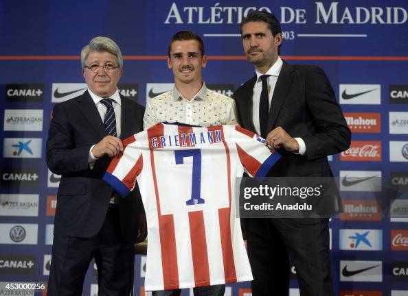 New Atletico Madrid player Antoine Griezmann New Atletico Madrid player Antoine Griezmann