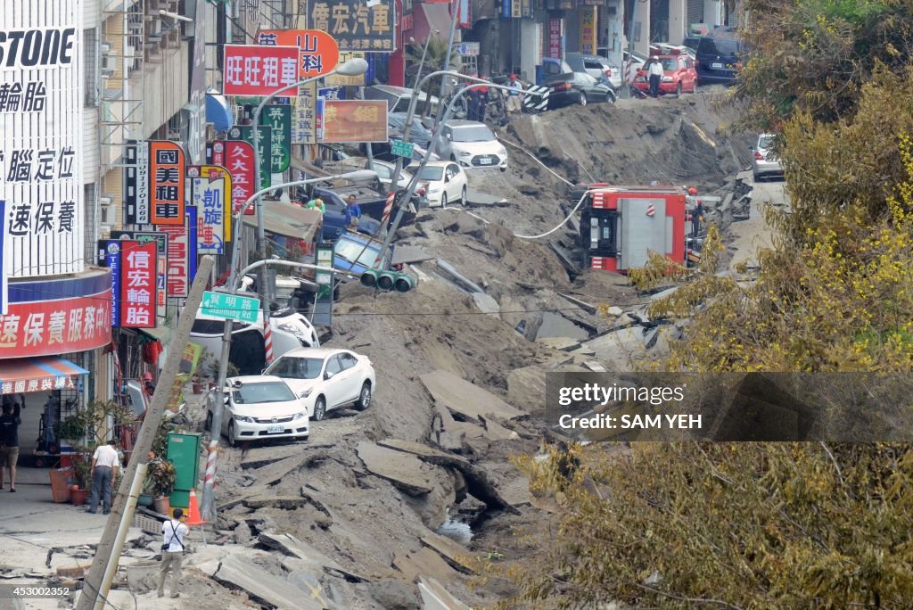 TAIWAN-ACCIDENT-EXPLOSION