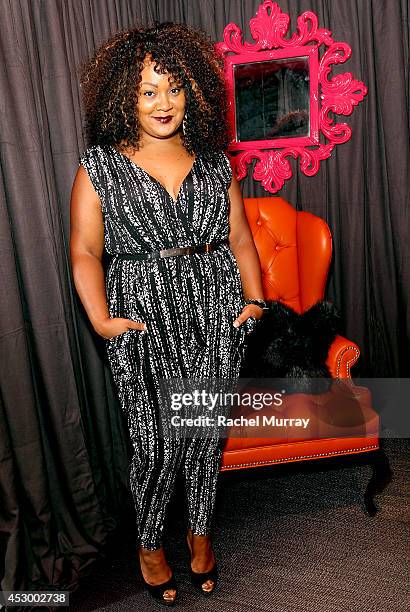 Host Marie Denee of TheCurvyFashionista.com attends the City Chic Exclusive Preview: First U.S Store Culver City at Westfield Culver City Shopping...